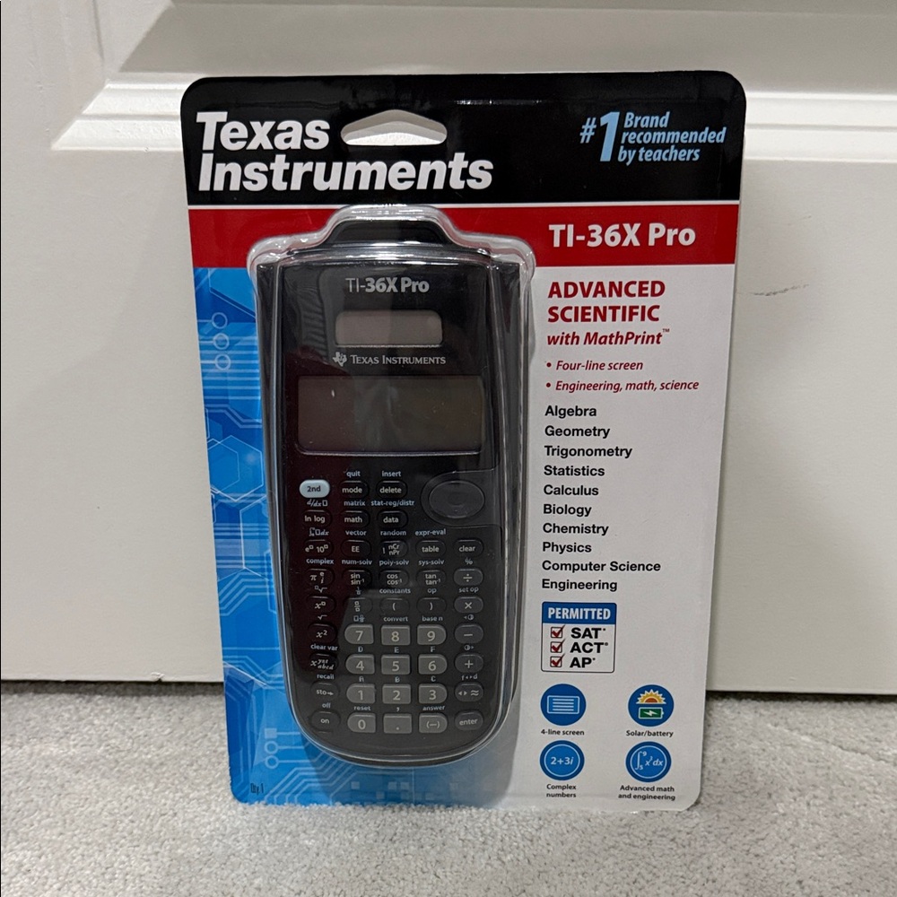 Texas Instruments TI-36X Pro Advanced Scientific Calculator - Black